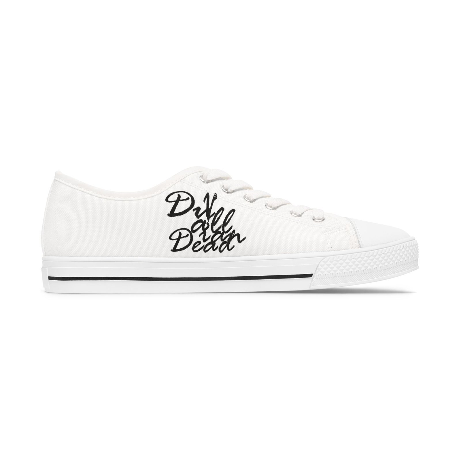 Duvallian Dead Women's Low Top Sneakers - Image 3