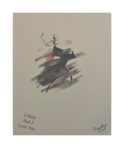 Title: I Hate That I love you by Duvallian Dead (Canvas Print)