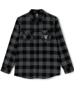 Skull Unisex Flannel Shirt
