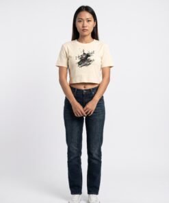 I Hate That I Love You (Women's Slim Ribbed Crop T-Shirt)