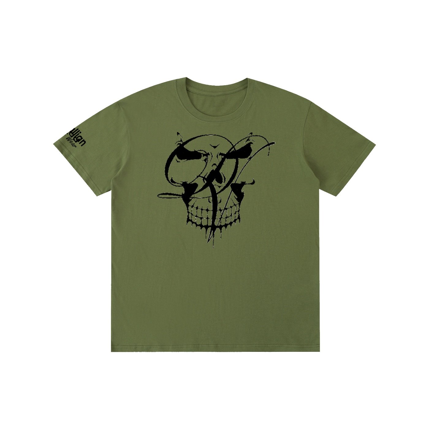 Skull (Pure Cotton Unisex T-Shirt) - Image 2
